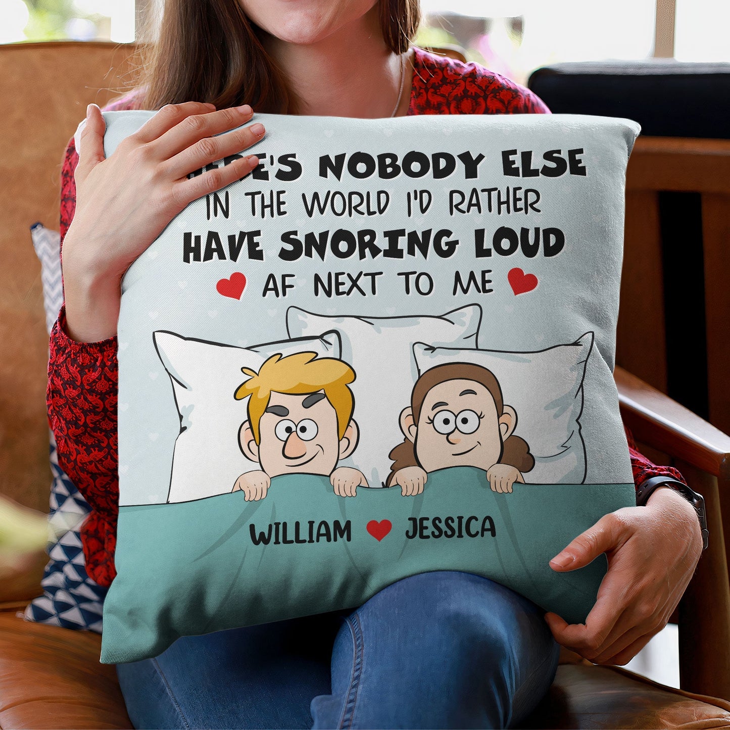 You're Snoring Loud AF - Personalized Pillow (Insert Included)