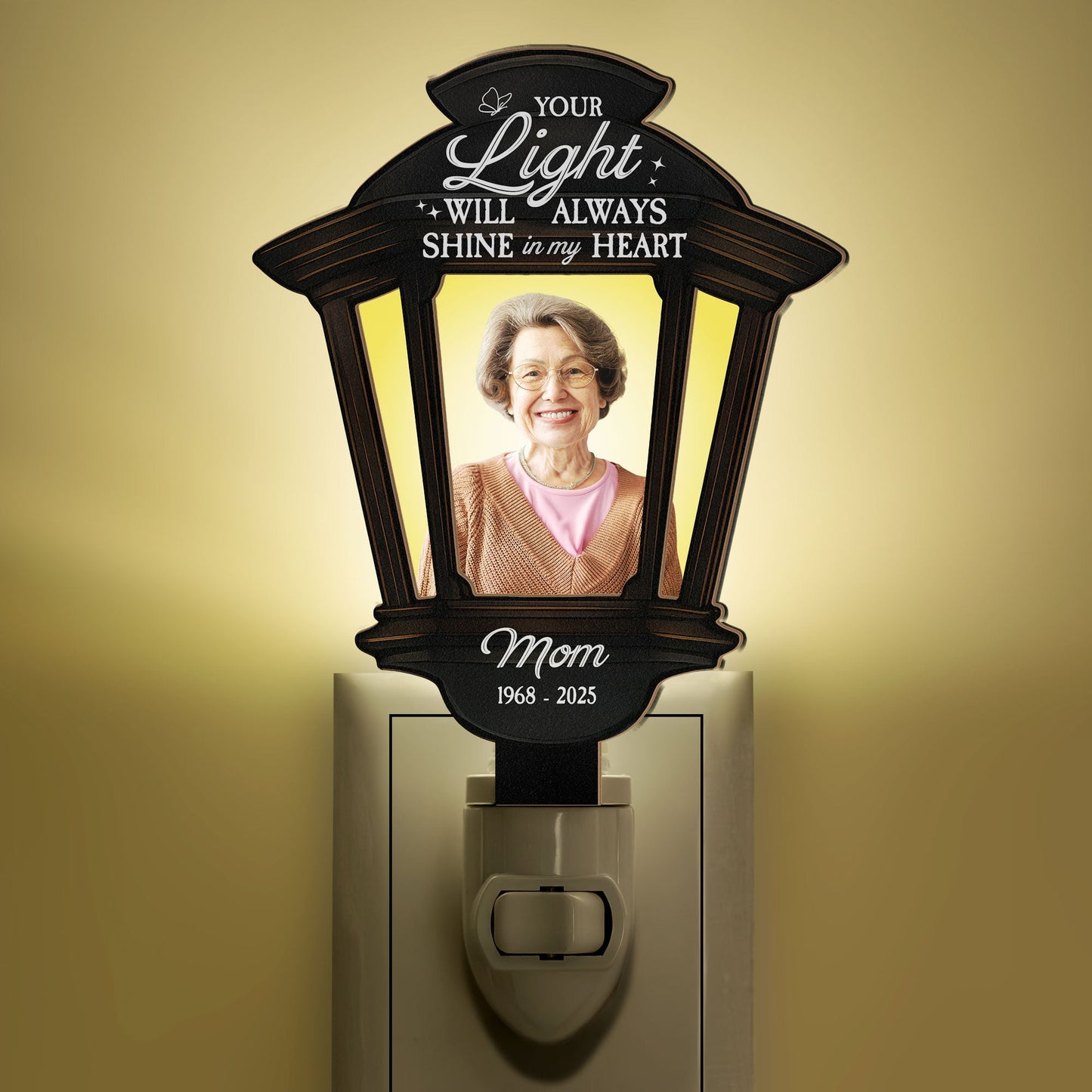 Your Light Always Shine - Personalized Photo Wood And Acrylic Night Light
