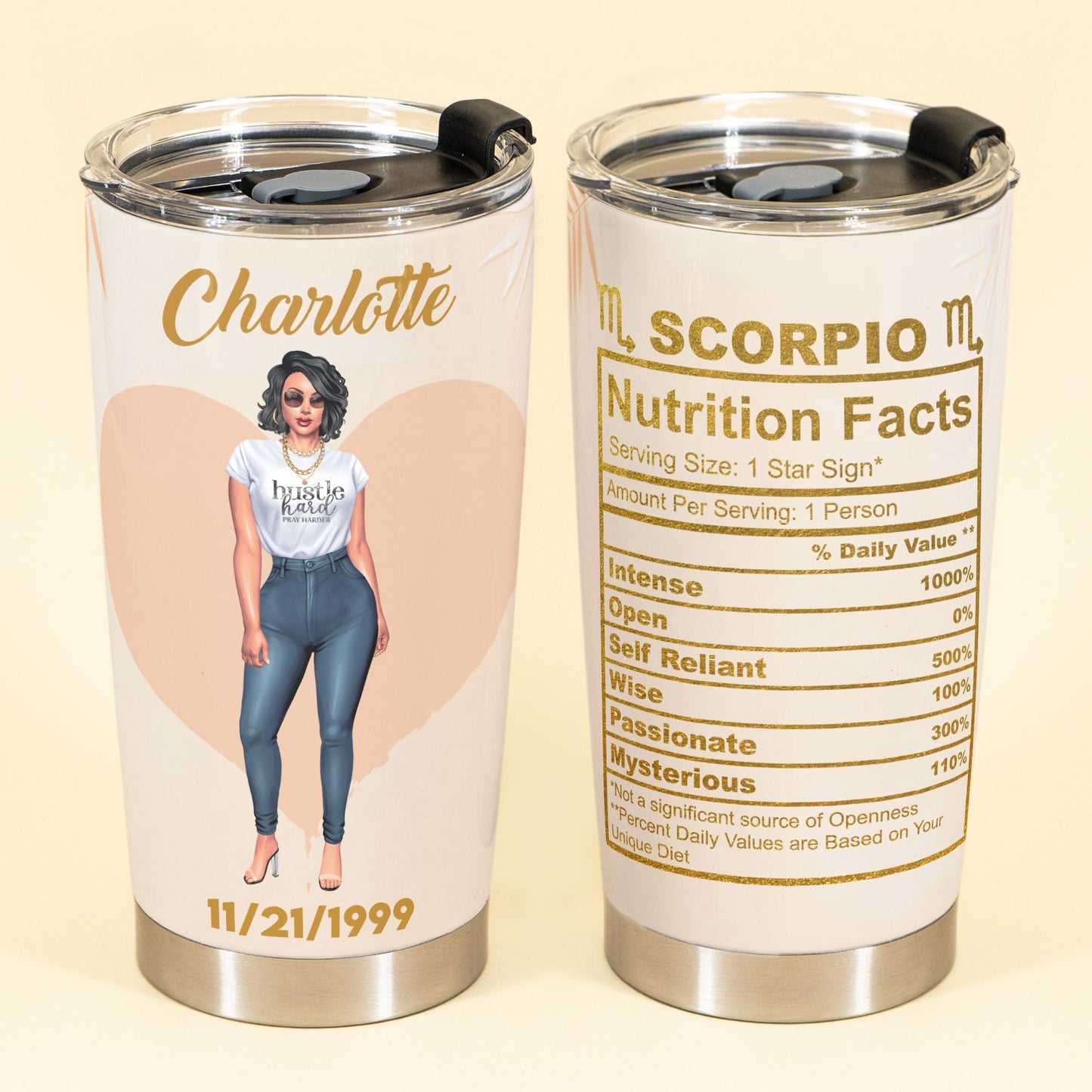 Zodiac Sign - Personalized Tumbler Cup
