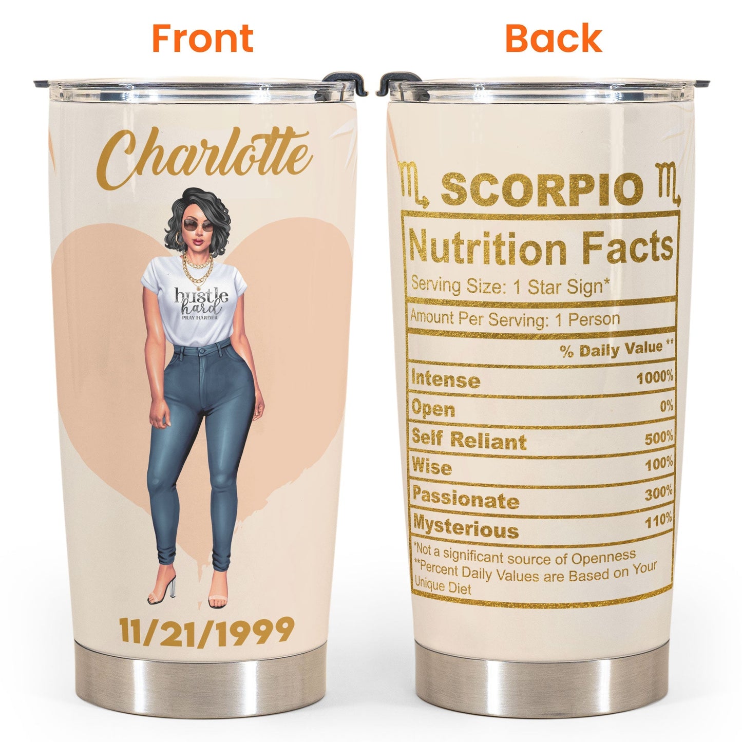 Zodiac Sign - Personalized Tumbler Cup