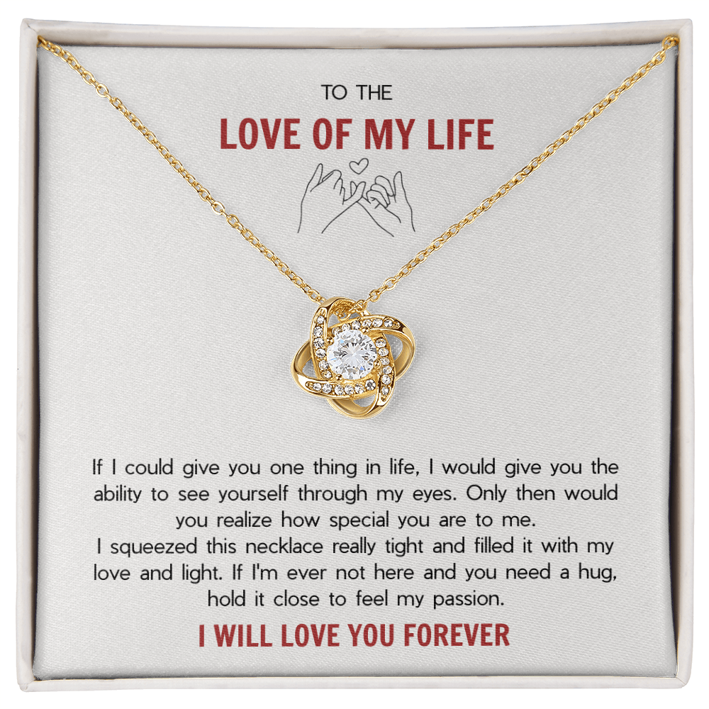 A Gift for Your Soulmate - The Love Knot Necklace