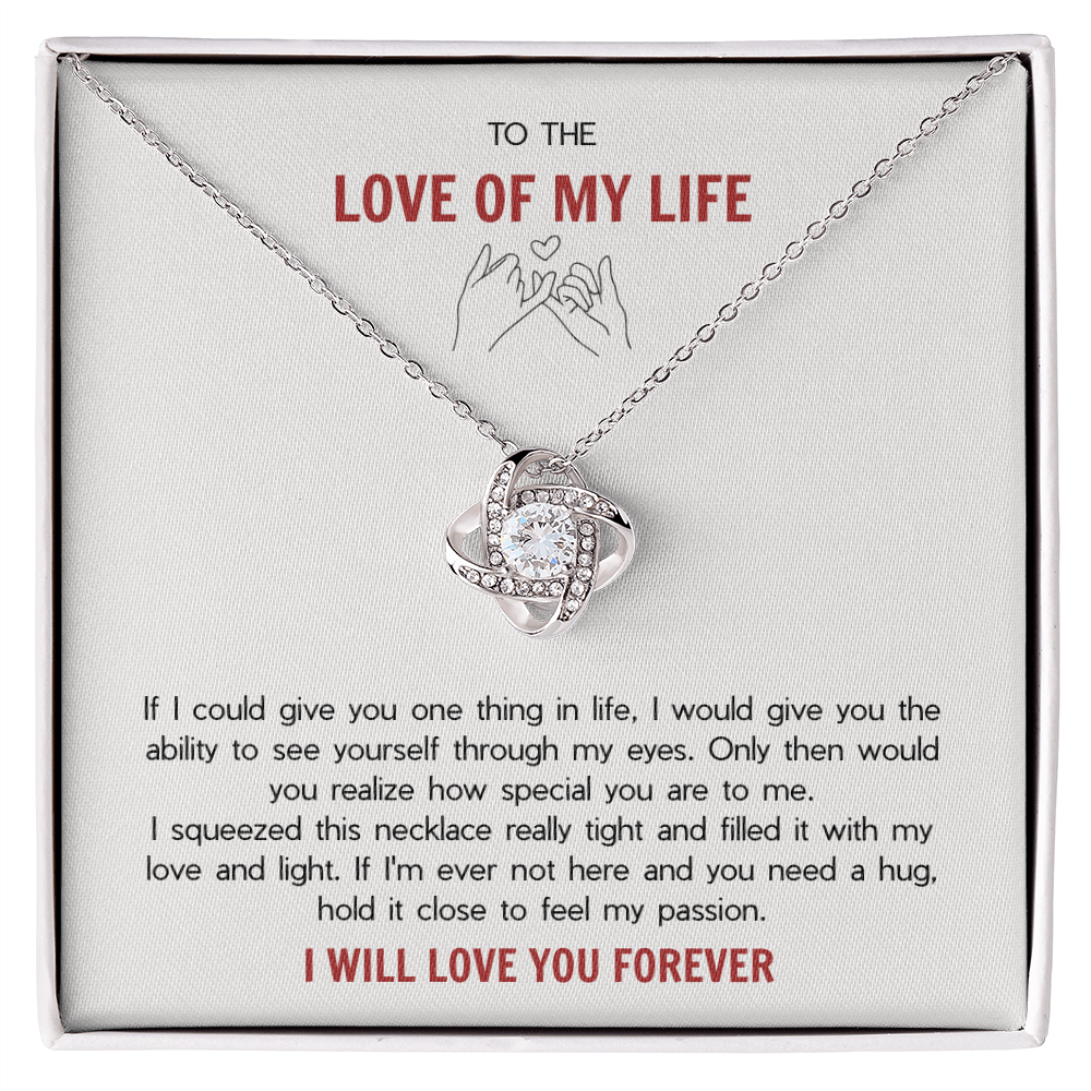 A Gift for Your Soulmate - The Love Knot Necklace