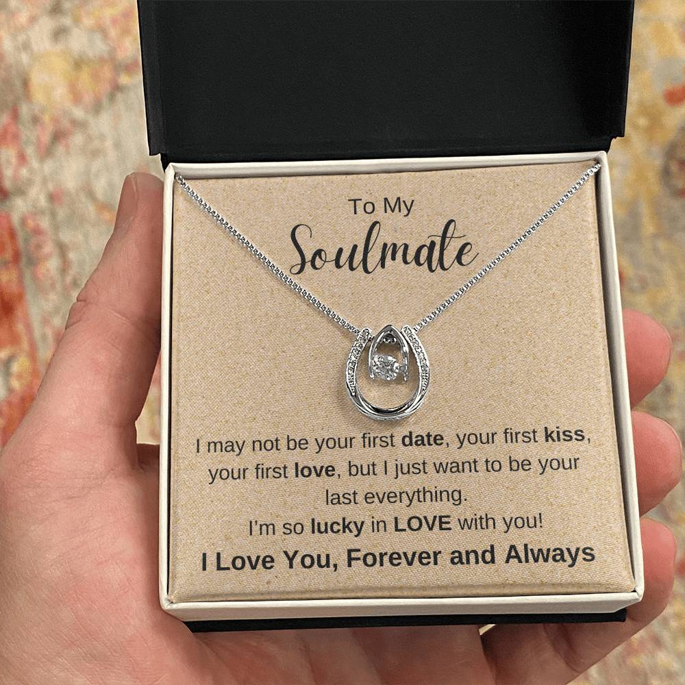 To My Soulmate, I'm so Lucky In Love Necklace