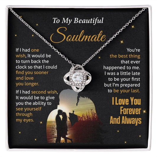 If I Had One Wish, Love Knot Necklace
