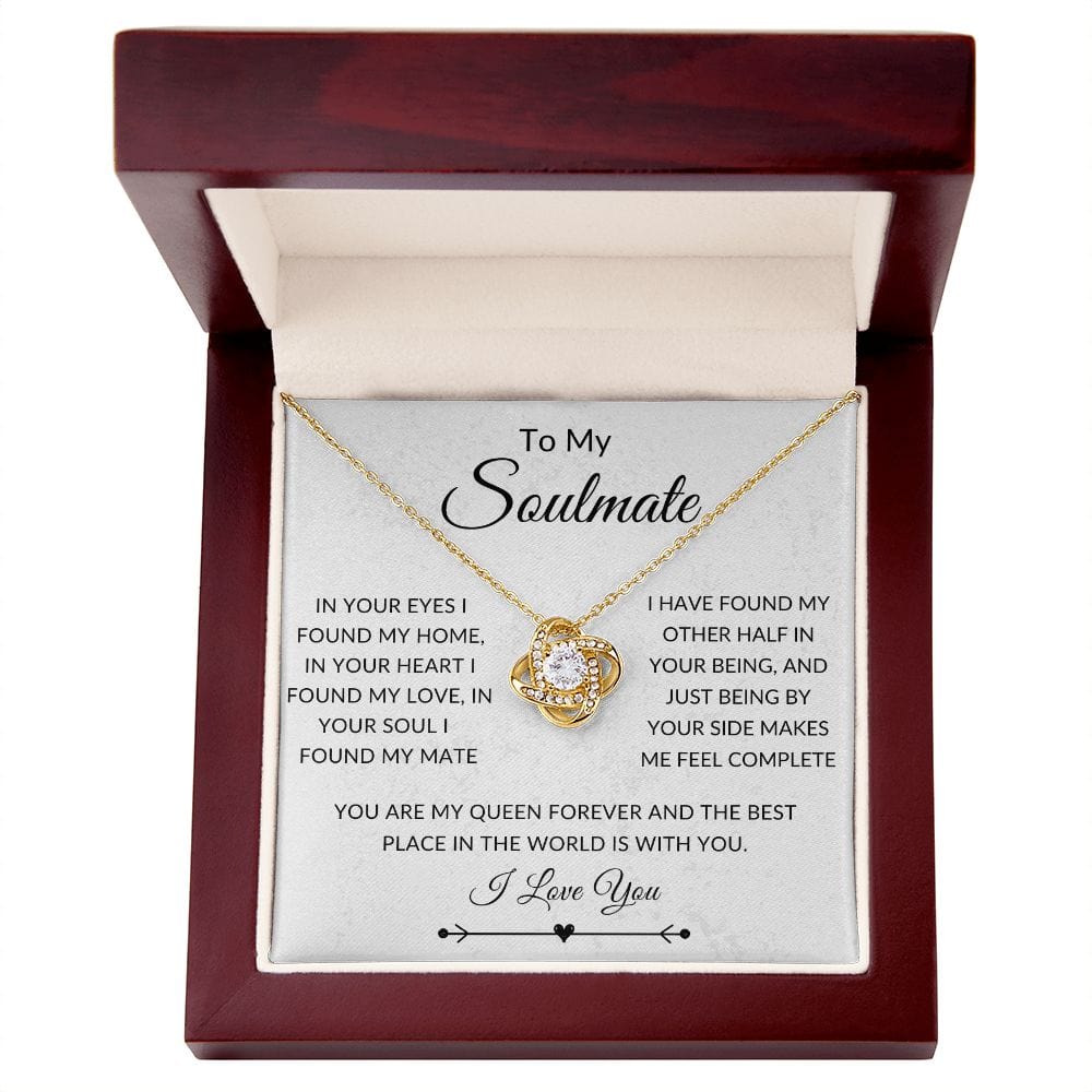In Your Eyes, Love Knot Necklace