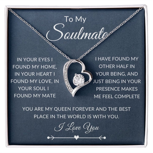 In Your Eyes Soulmate, Forever Love Necklace