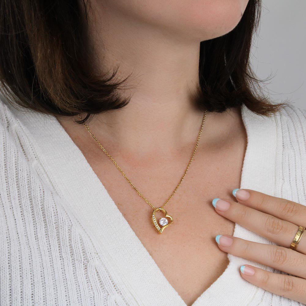 Humorous "I'm Sorry" Gift for Wife/Girlfriend - Forever Love Neacklace
