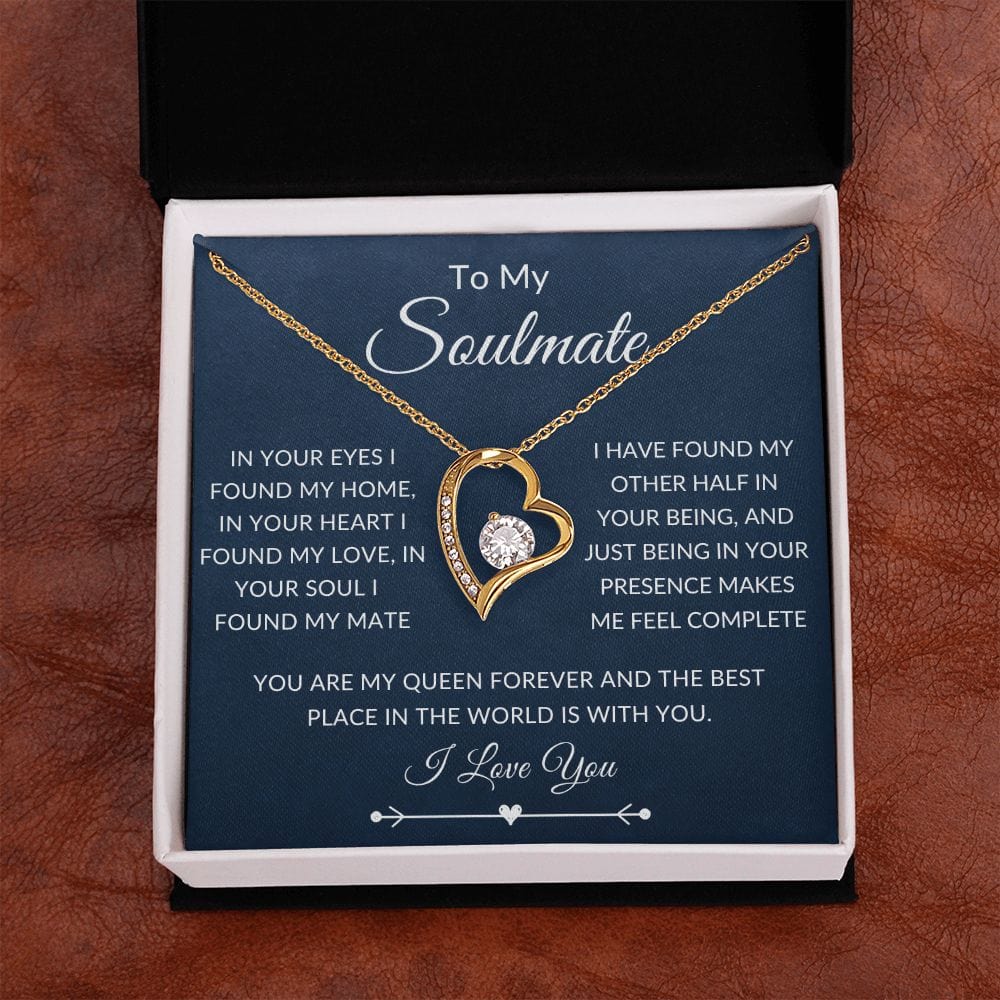 In Your Eyes Soulmate, Forever Love Necklace
