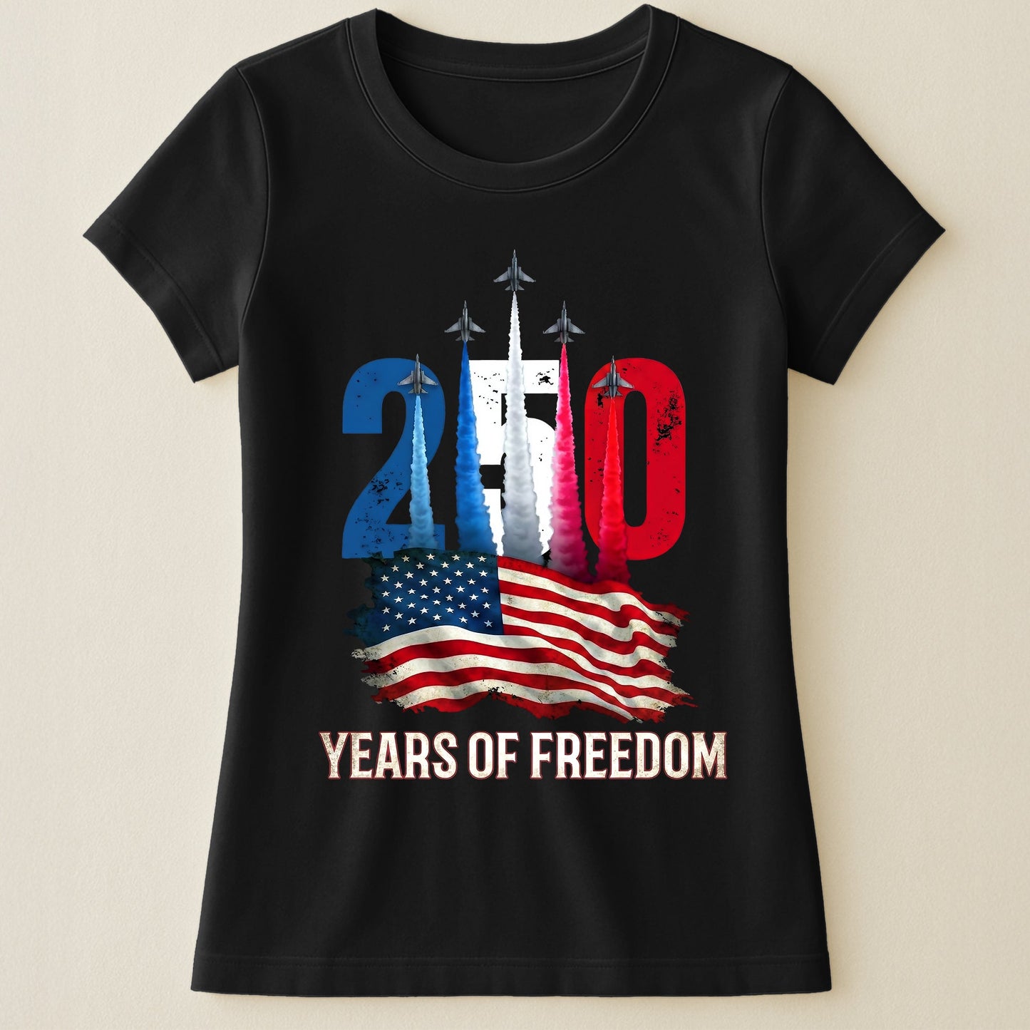 250 Years of Freedom Fighter Jet - Shirt