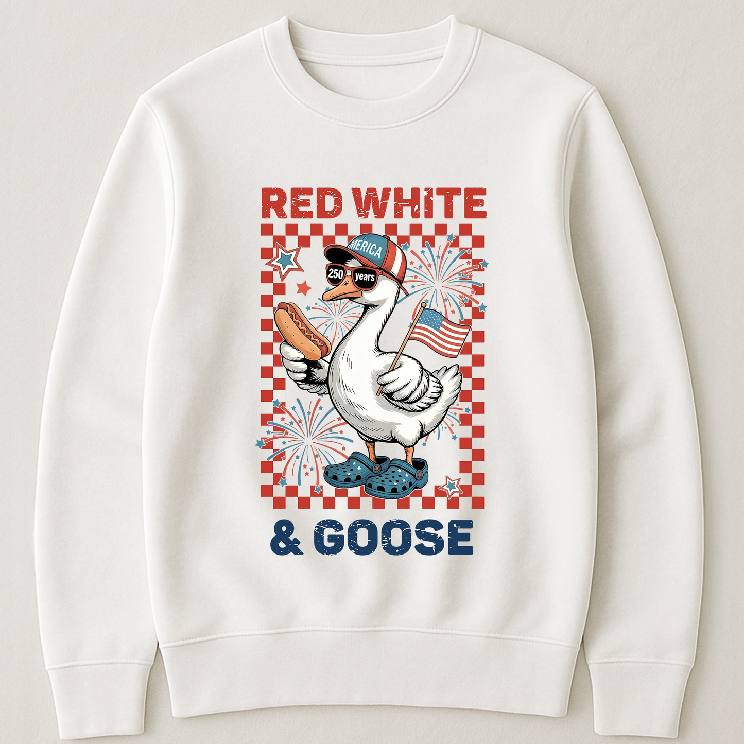 250 Years Red White And Goose - Shirt