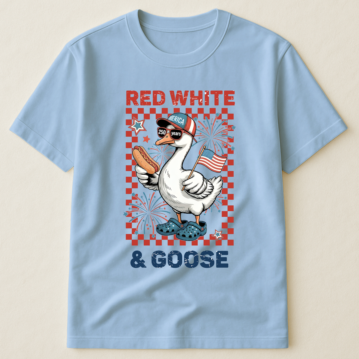 250 Years Red White And Goose - Shirt