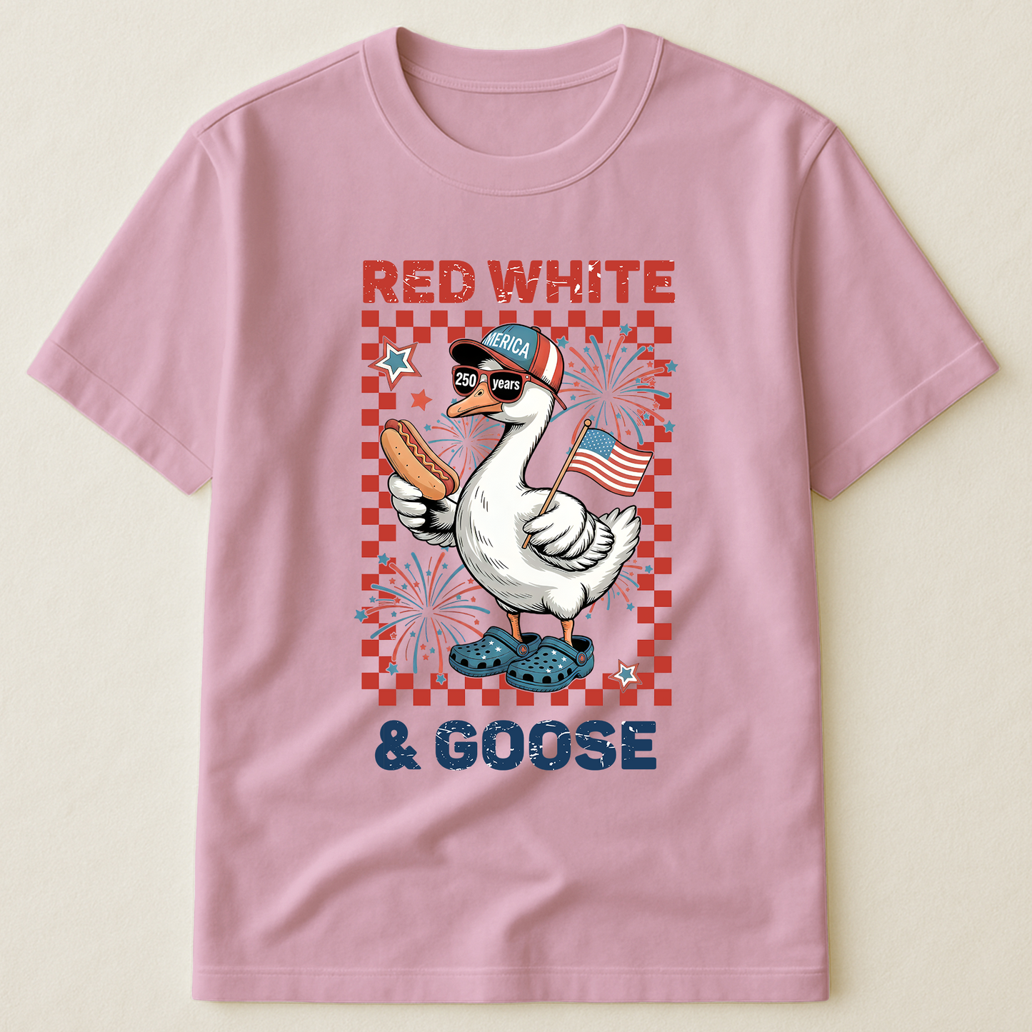250 Years Red White And Goose - Shirt