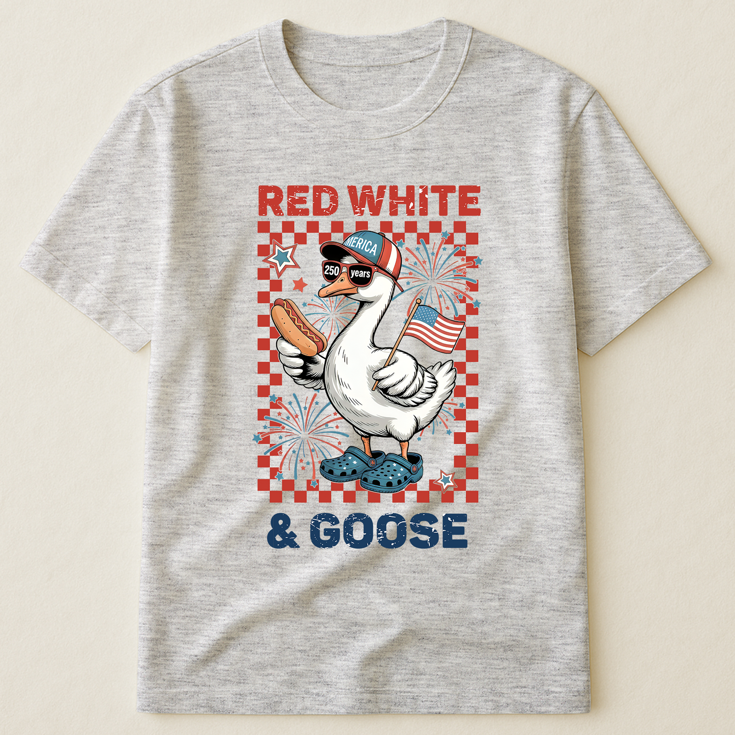 250 Years Red White And Goose - Shirt