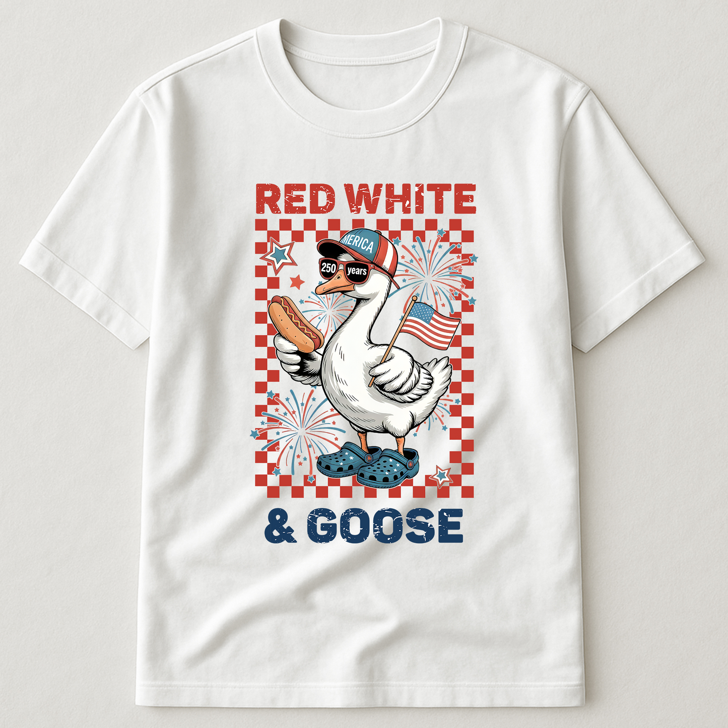 250 Years Red White And Goose - Shirt