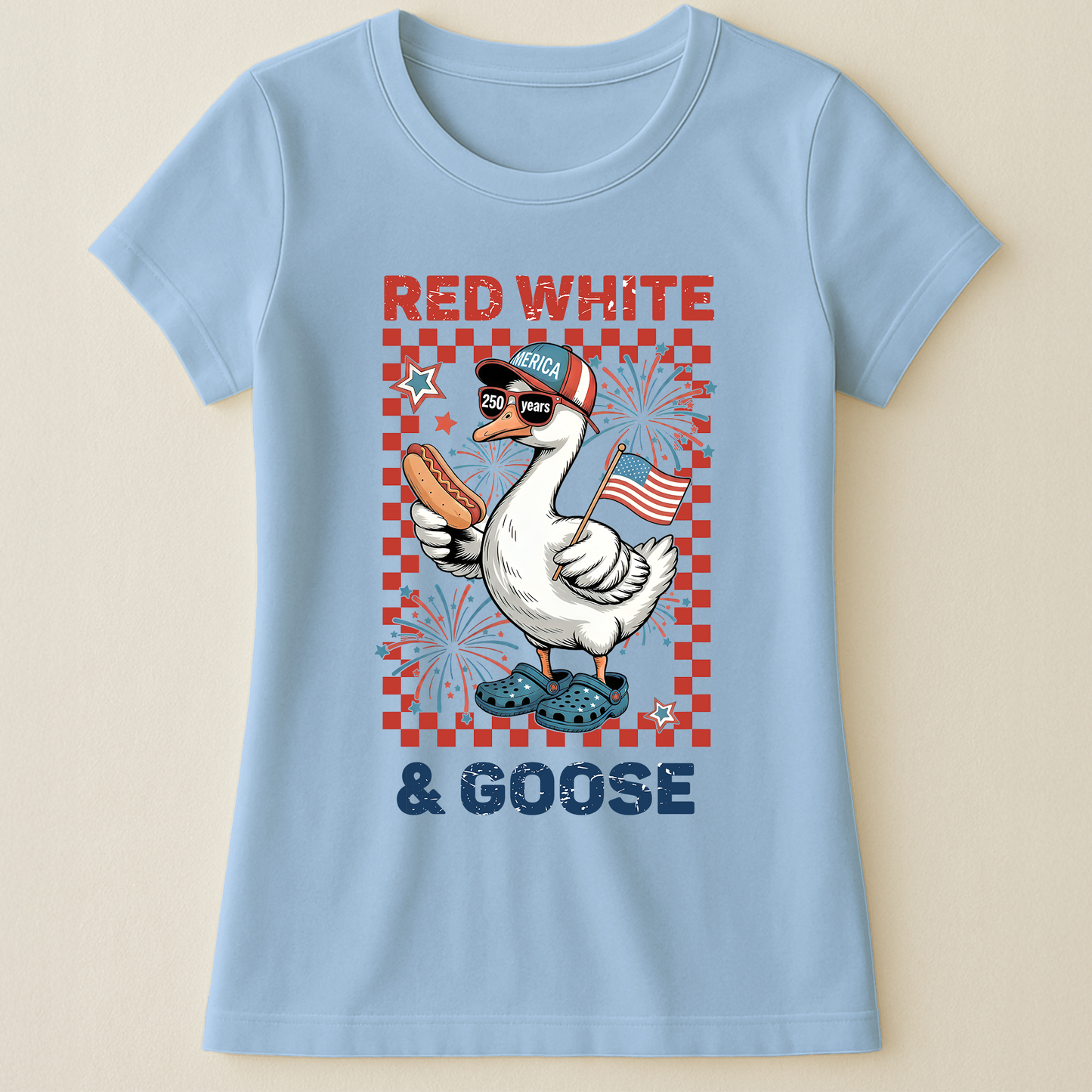 250 Years Red White And Goose - Shirt