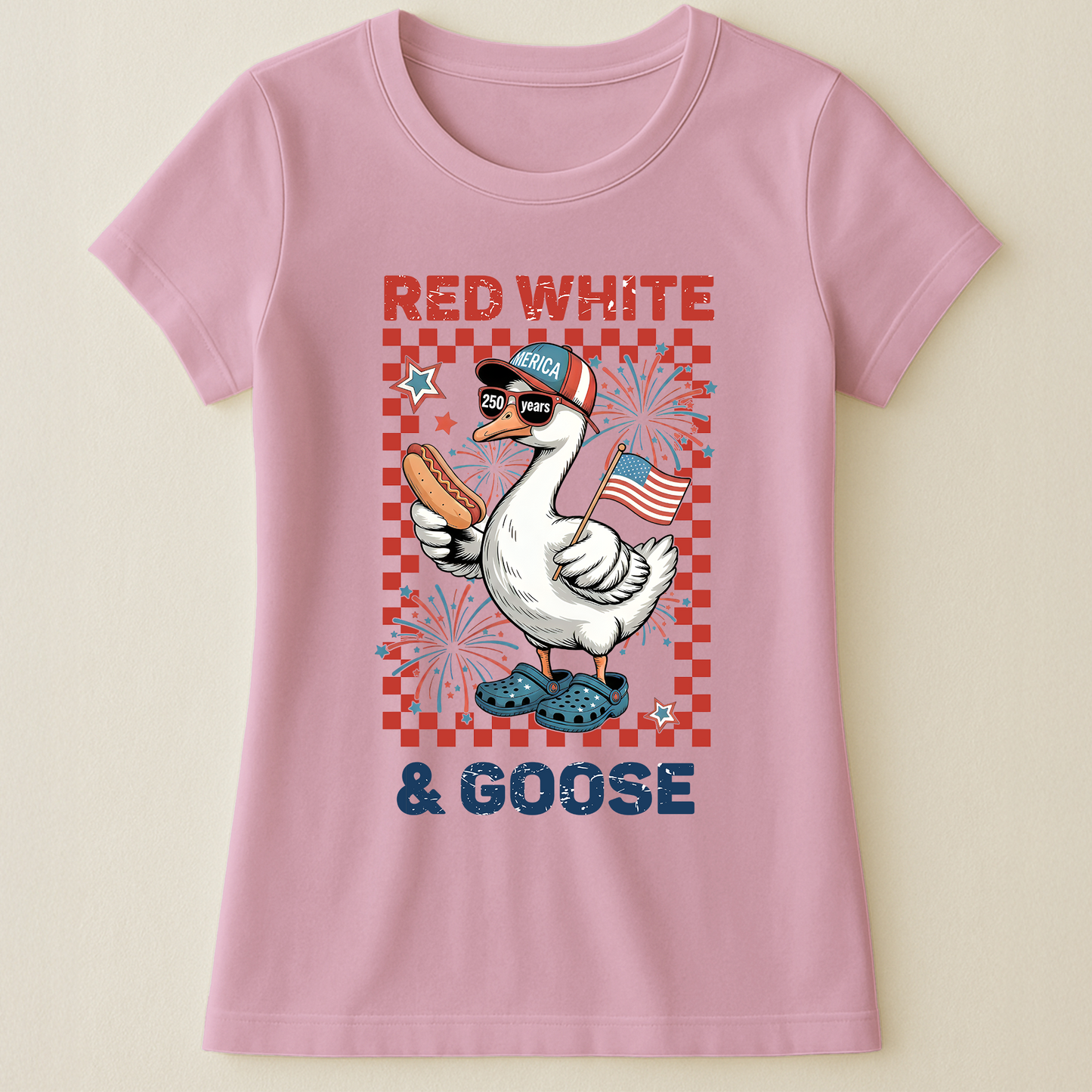 250 Years Red White And Goose - Shirt