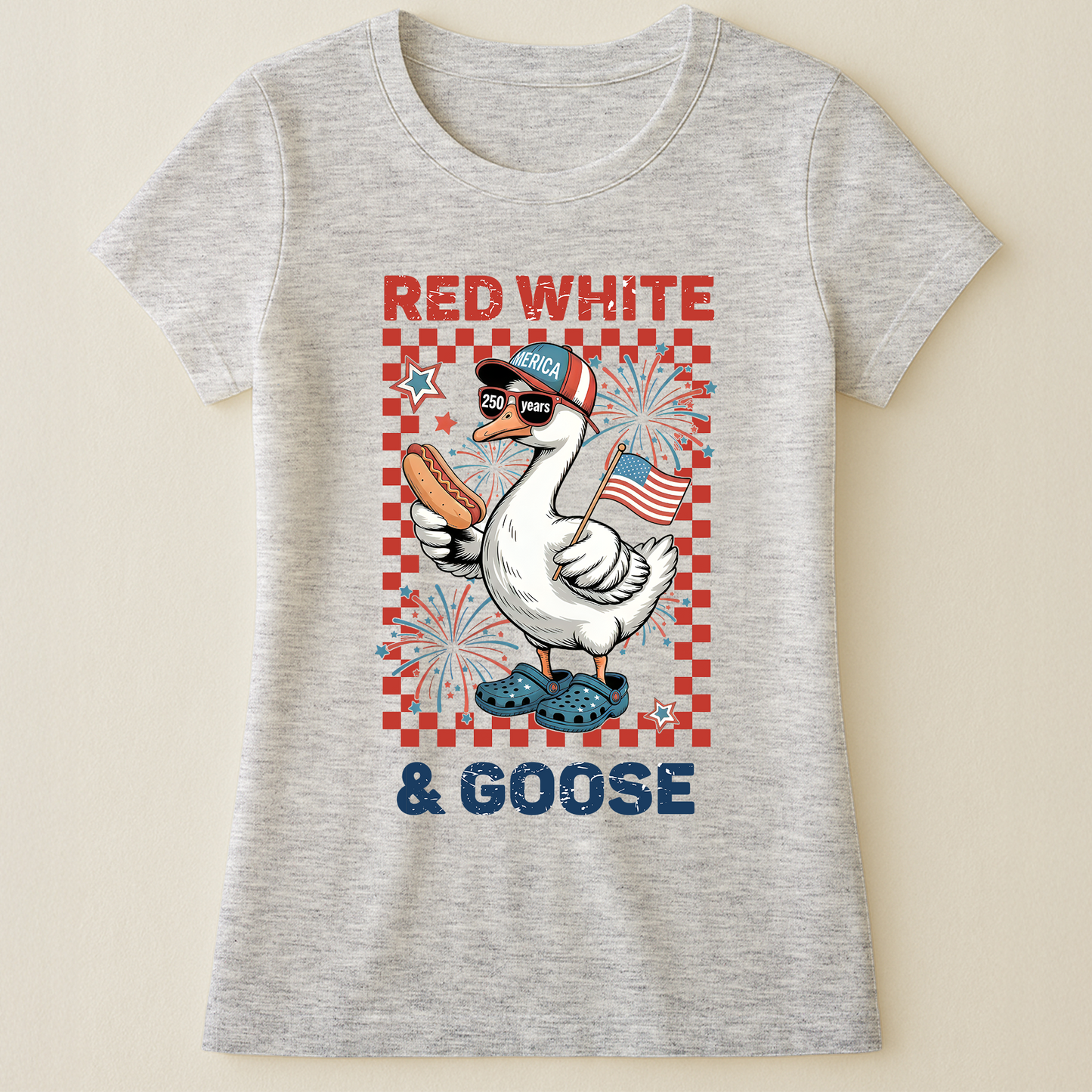 250 Years Red White And Goose - Shirt