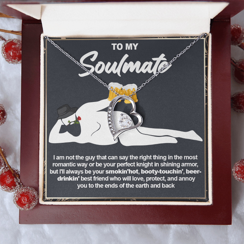 Funny Gift for Your Soulmate-Forever Love neacklace-To My Smokin' Hot Soulmate Gift