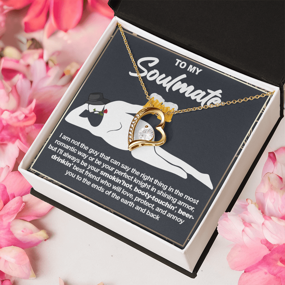 Funny Gift for Your Soulmate-Forever Love neacklace-To My Smokin' Hot Soulmate Gift