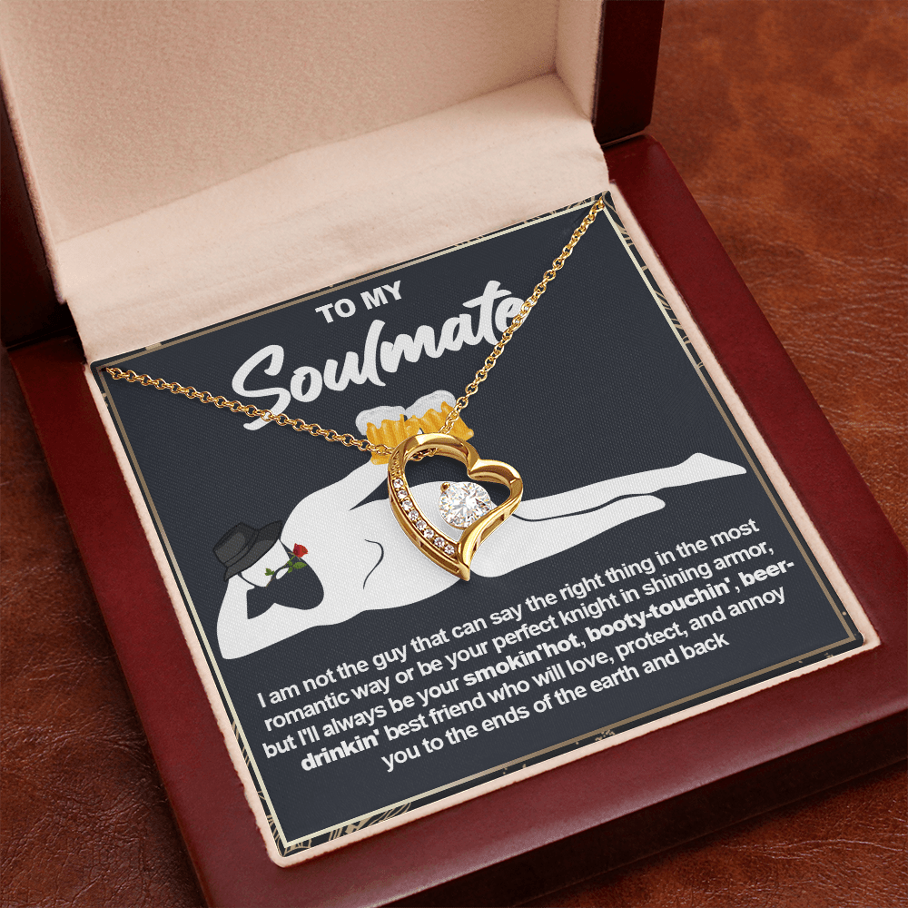 Funny Gift for Your Soulmate-Forever Love neacklace-To My Smokin' Hot Soulmate Gift