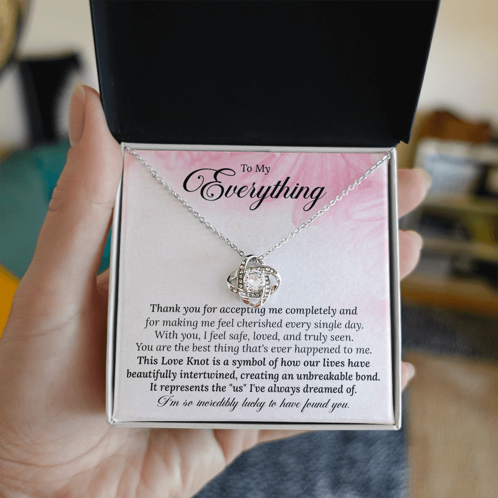 Gift for Wife, Soulmate - The Love Knot Necklace