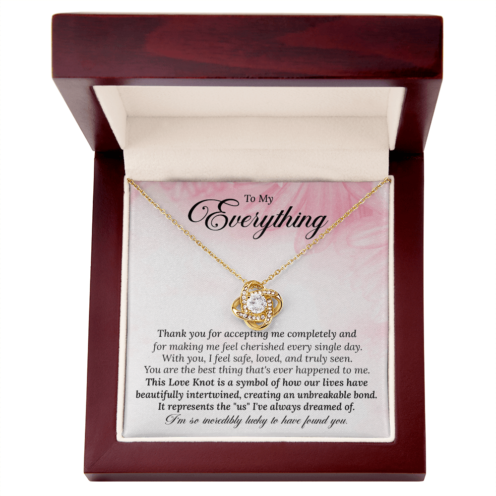 Gift for Wife, Soulmate - The Love Knot Necklace