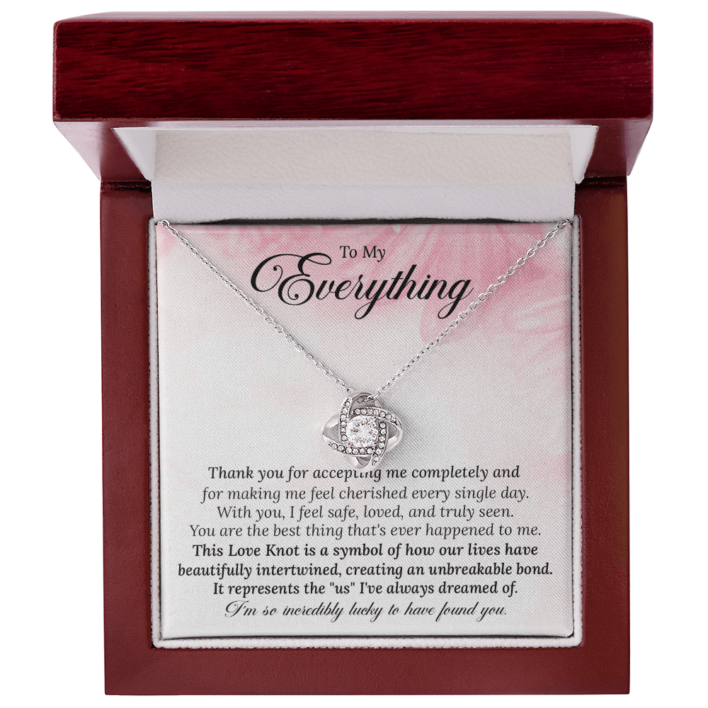 Gift for Wife, Soulmate - The Love Knot Necklace