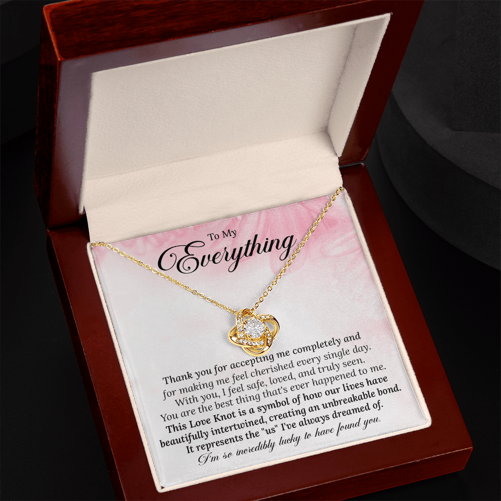 Gift for Wife, Soulmate - The Love Knot Necklace