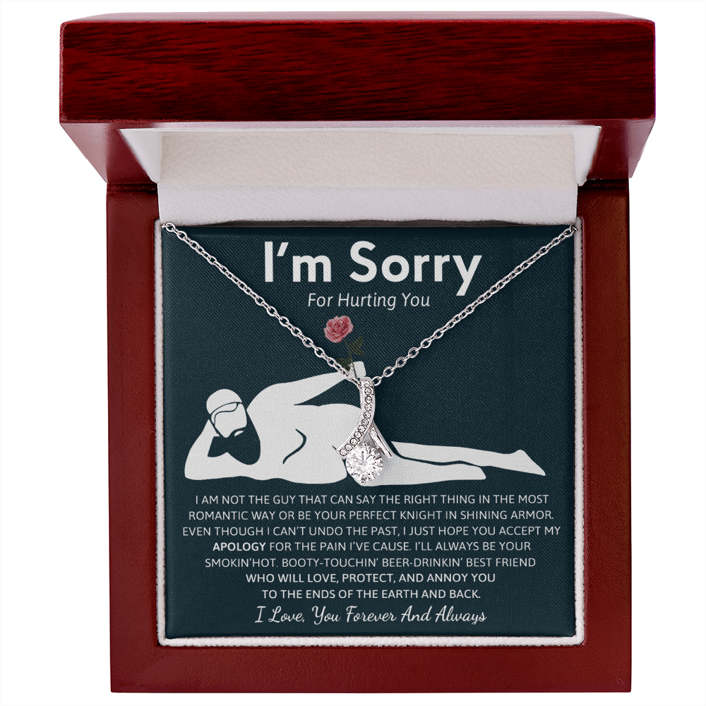 Humorous "I'm Sorry" Gift for Wife/Girlfriend - Alluring Beauty Necklace
