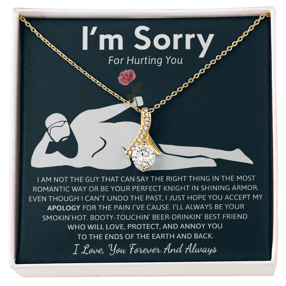 Humorous "I'm Sorry" Gift for Wife/Girlfriend - Alluring Beauty Necklace