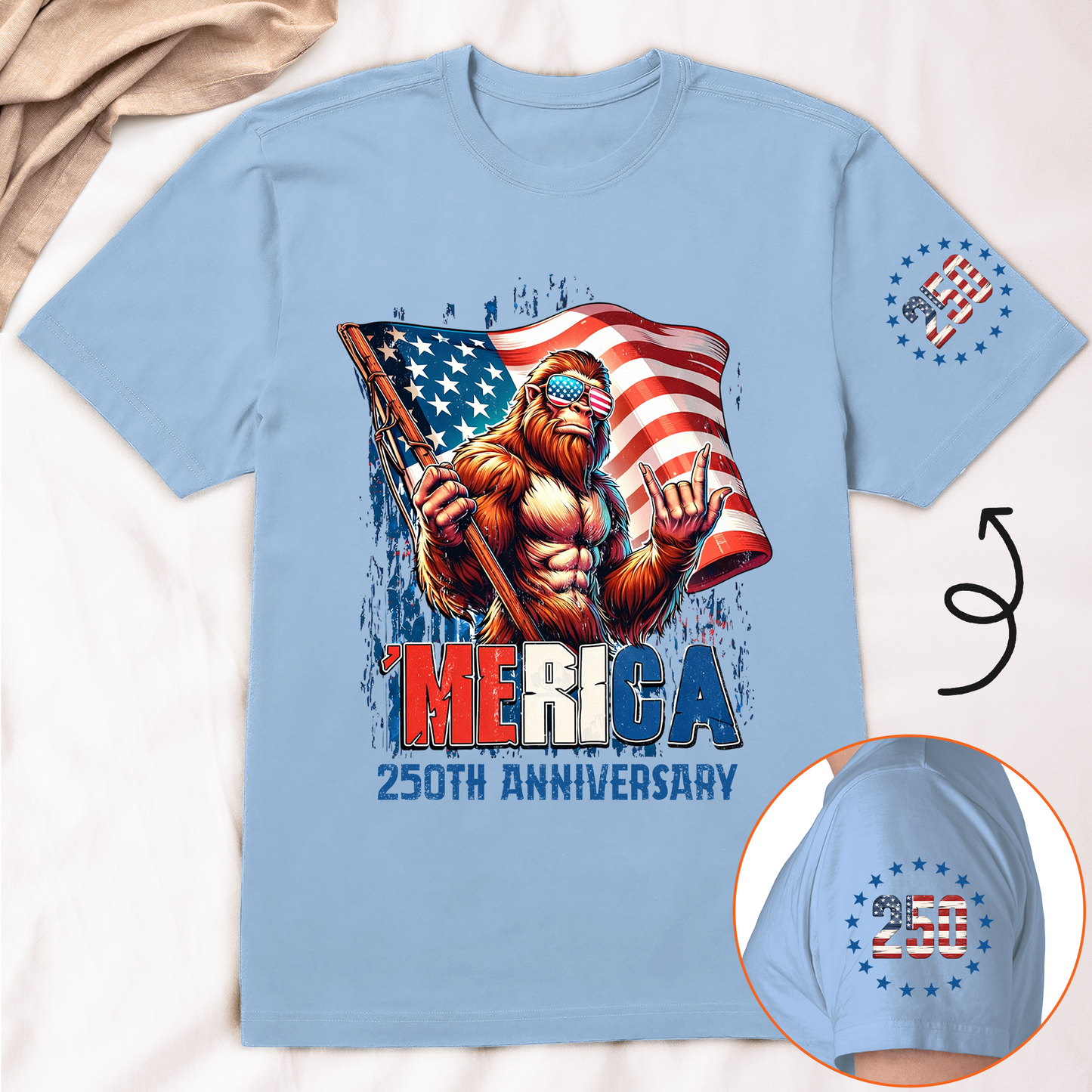 Bigfoot America 250th Anniversary - Shirt