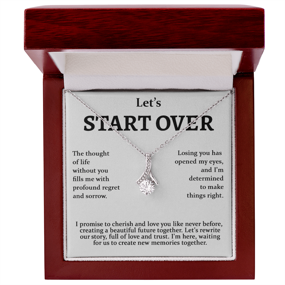 Meaningful Apology Gift for Wife or Girlfriend-Alluring Beauty Necklace-Gift to Win Her Back