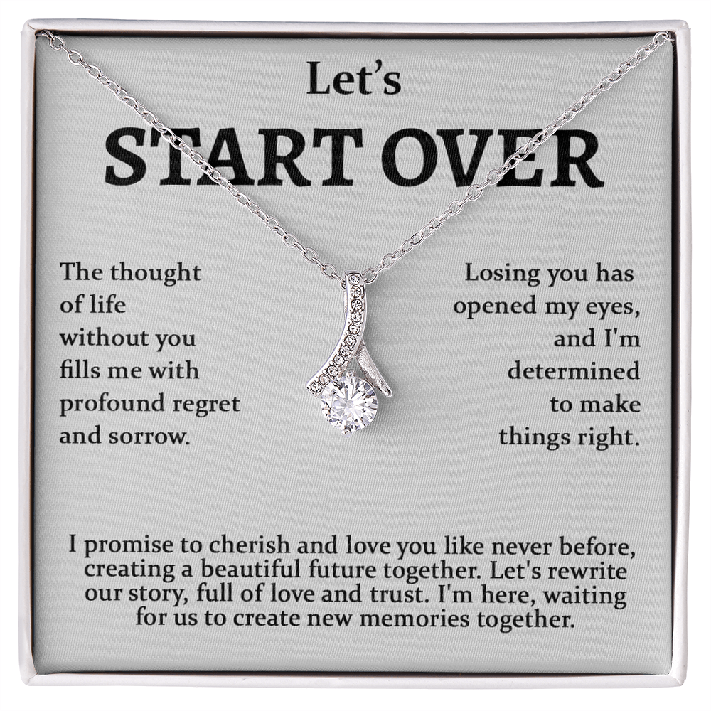 Meaningful Apology Gift for Wife or Girlfriend-Alluring Beauty Necklace-Gift to Win Her Back