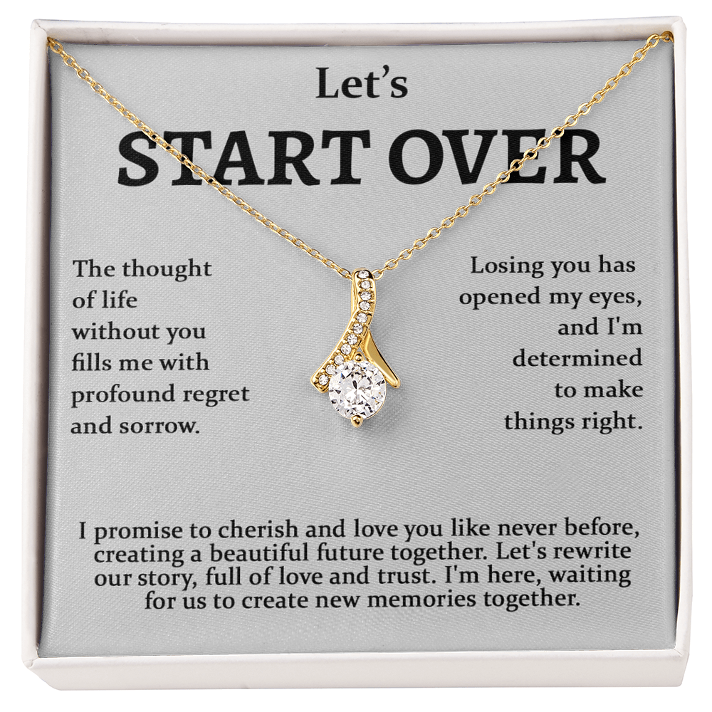 Meaningful Apology Gift for Wife or Girlfriend-Alluring Beauty Necklace-Gift to Win Her Back