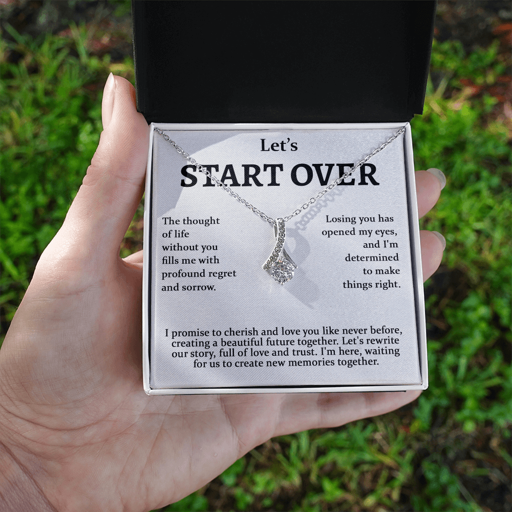 Meaningful Apology Gift for Wife or Girlfriend-Alluring Beauty Necklace-Gift to Win Her Back