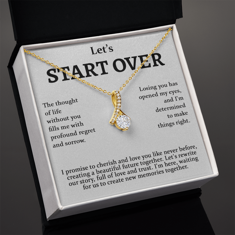 Meaningful Apology Gift for Wife or Girlfriend-Alluring Beauty Necklace-Gift to Win Her Back