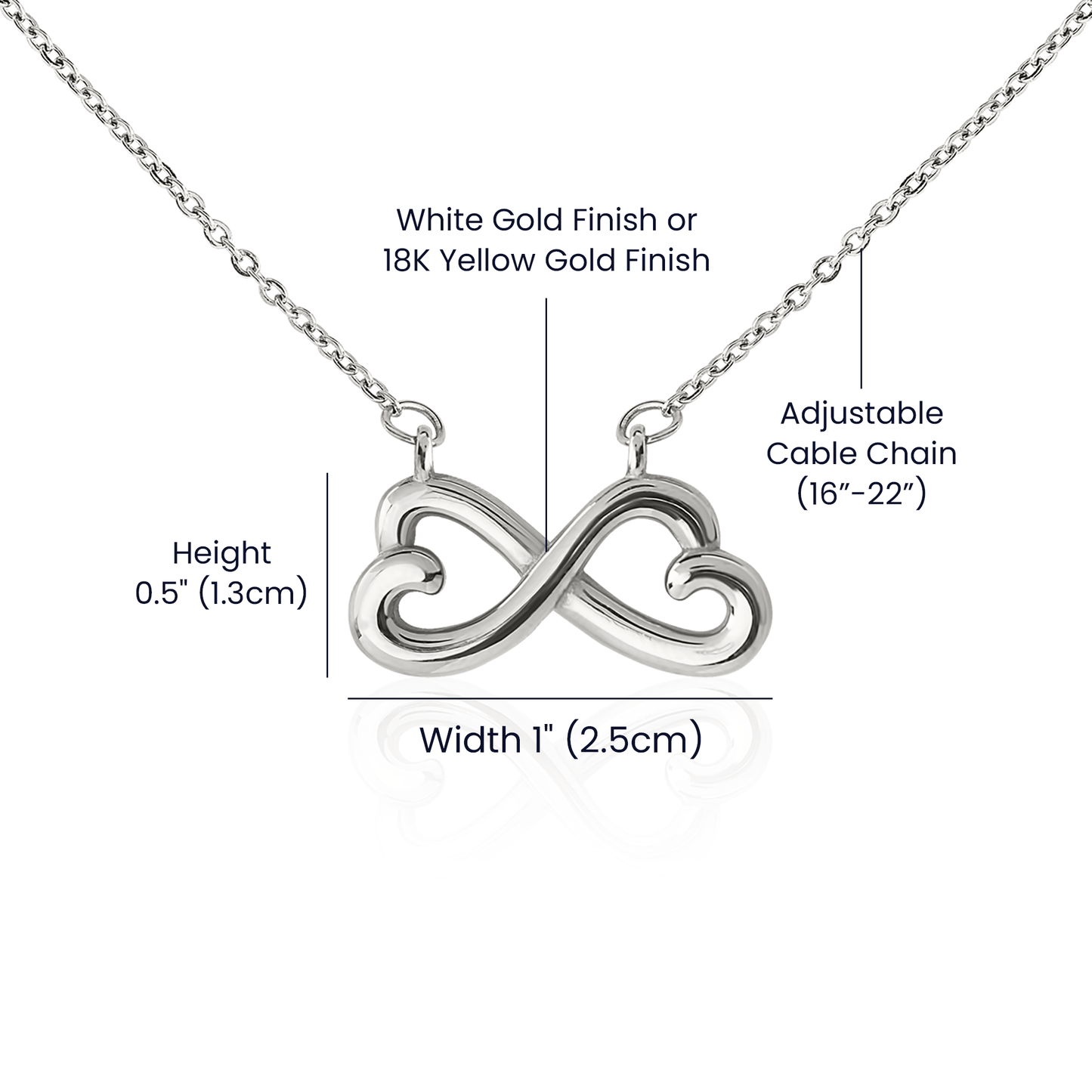 Meaningful Apology Gift for Wife or Girlfriend-Endless love neacklace-Gift to Win Her Back