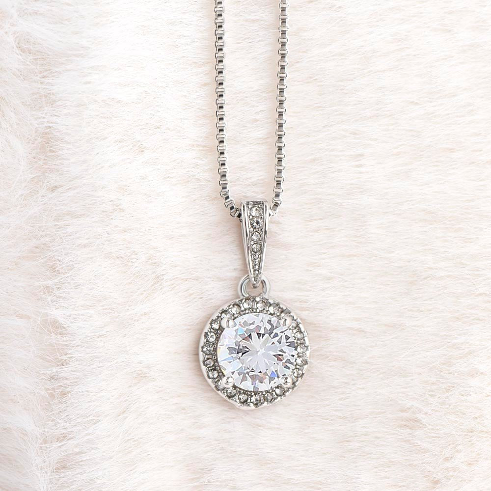 Mom Gift for Mother's Day, Birthday from Son - Eternal Hope Necklace with Message Card