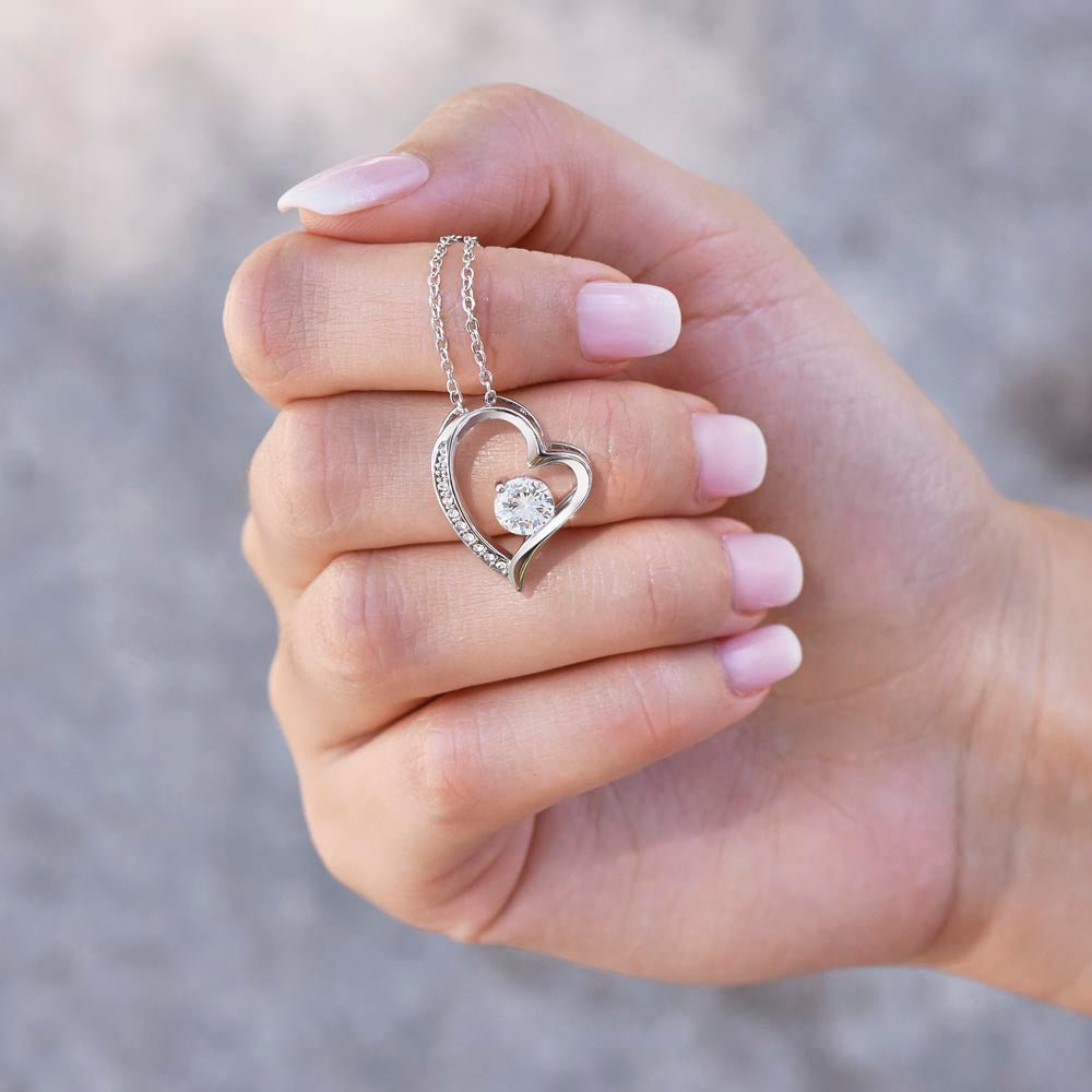 To My Mom Gift from Son - Forever love neackce - Sentimental Mother's Day Gift for Mom