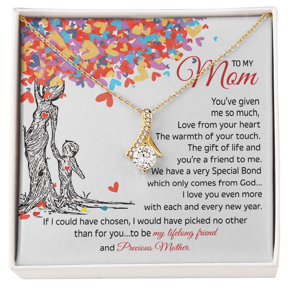 To My Mom Gift - "My Precious Mother" - Alluring beauty neackce