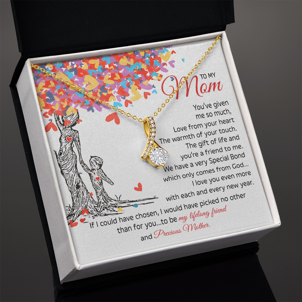 To My Mom Gift - "My Precious Mother" - Alluring beauty neackce
