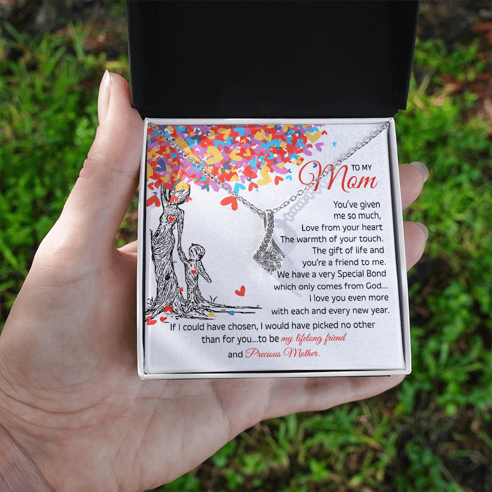 To My Mom Gift - "My Precious Mother" - Alluring beauty neackce