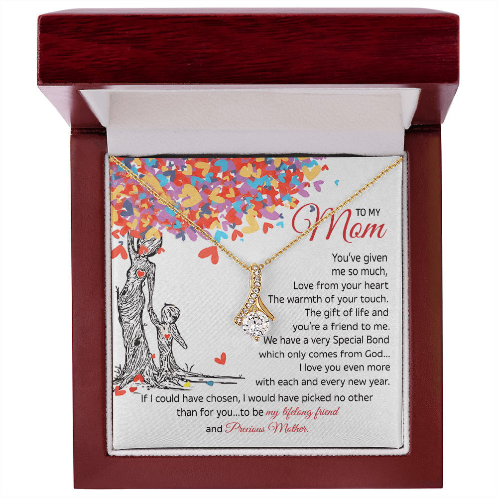 To My Mom Gift - "My Precious Mother" - Alluring beauty neackce