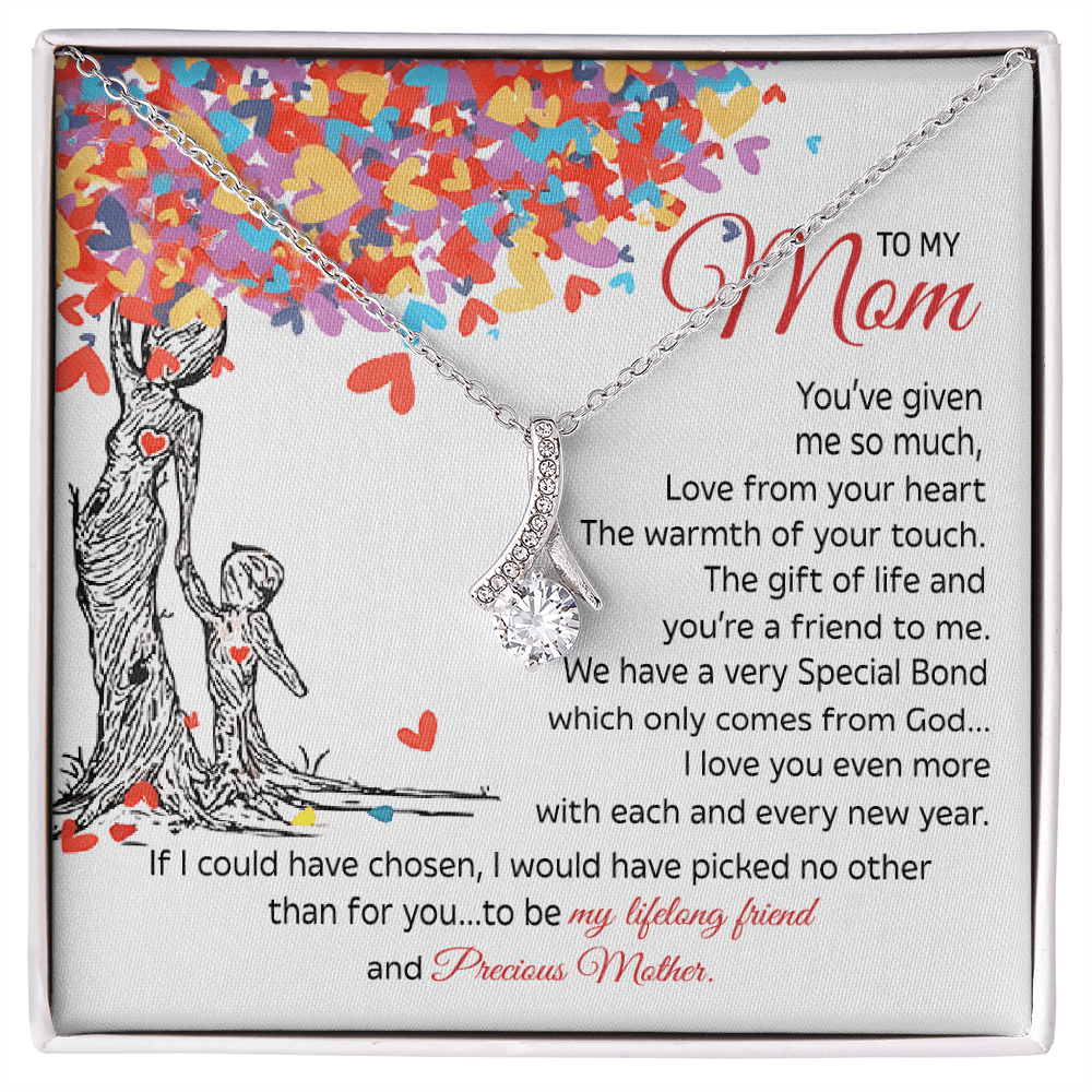To My Mom Gift - "My Precious Mother" - Alluring beauty neackce