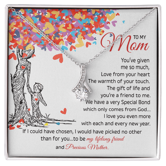 To My Mom Gift - "My Precious Mother" - Alluring beauty neackce