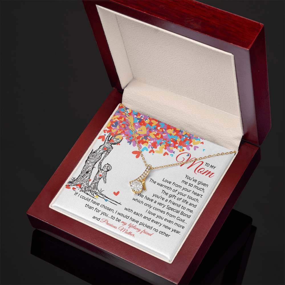 To My Mom Gift - "My Precious Mother" - Alluring beauty neackce