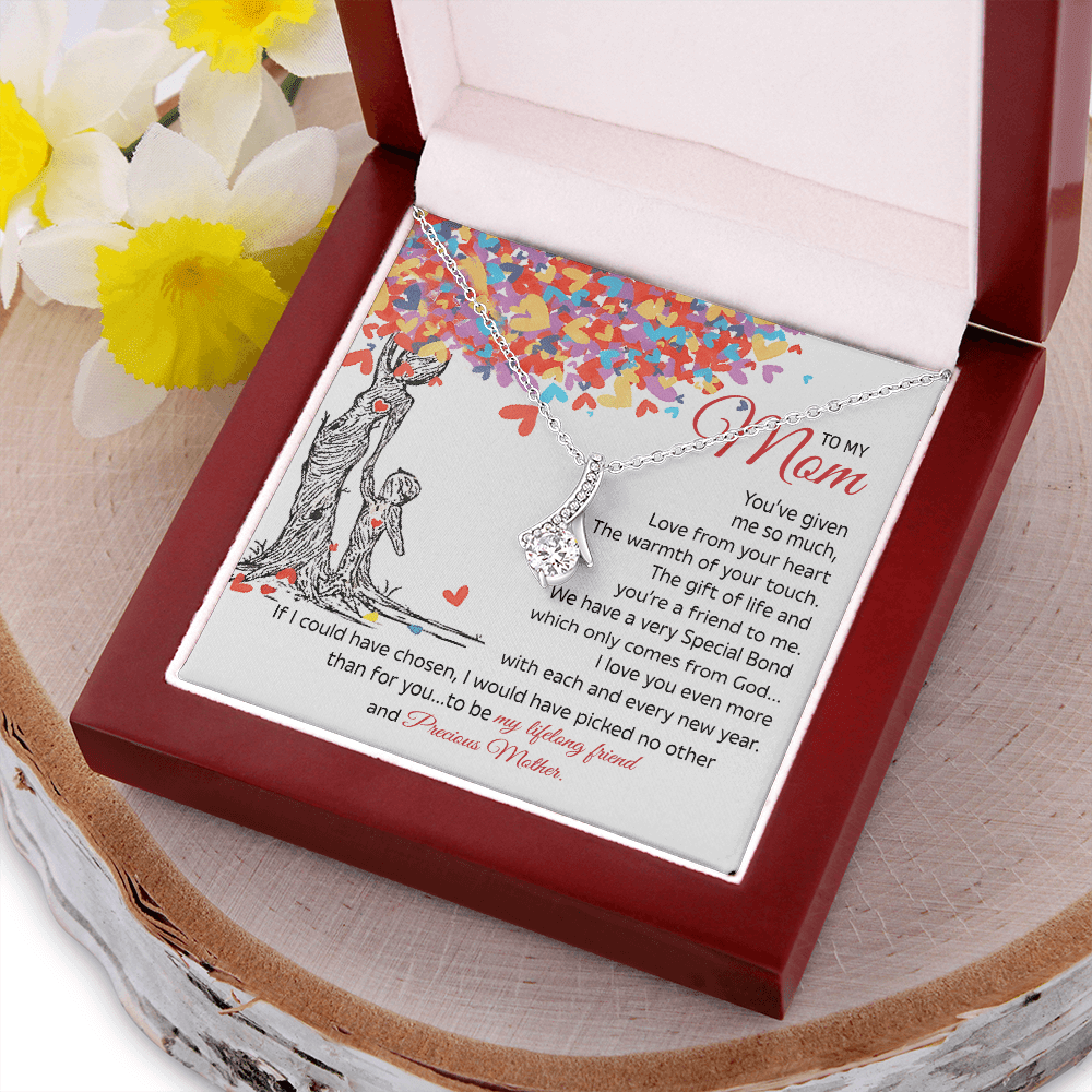 To My Mom Gift - "My Precious Mother" - Alluring beauty neackce