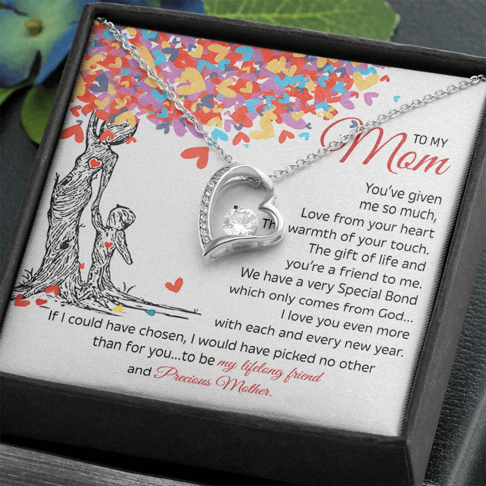 To My Mom Gift - "My Precious Mother" - Forever love neacklace