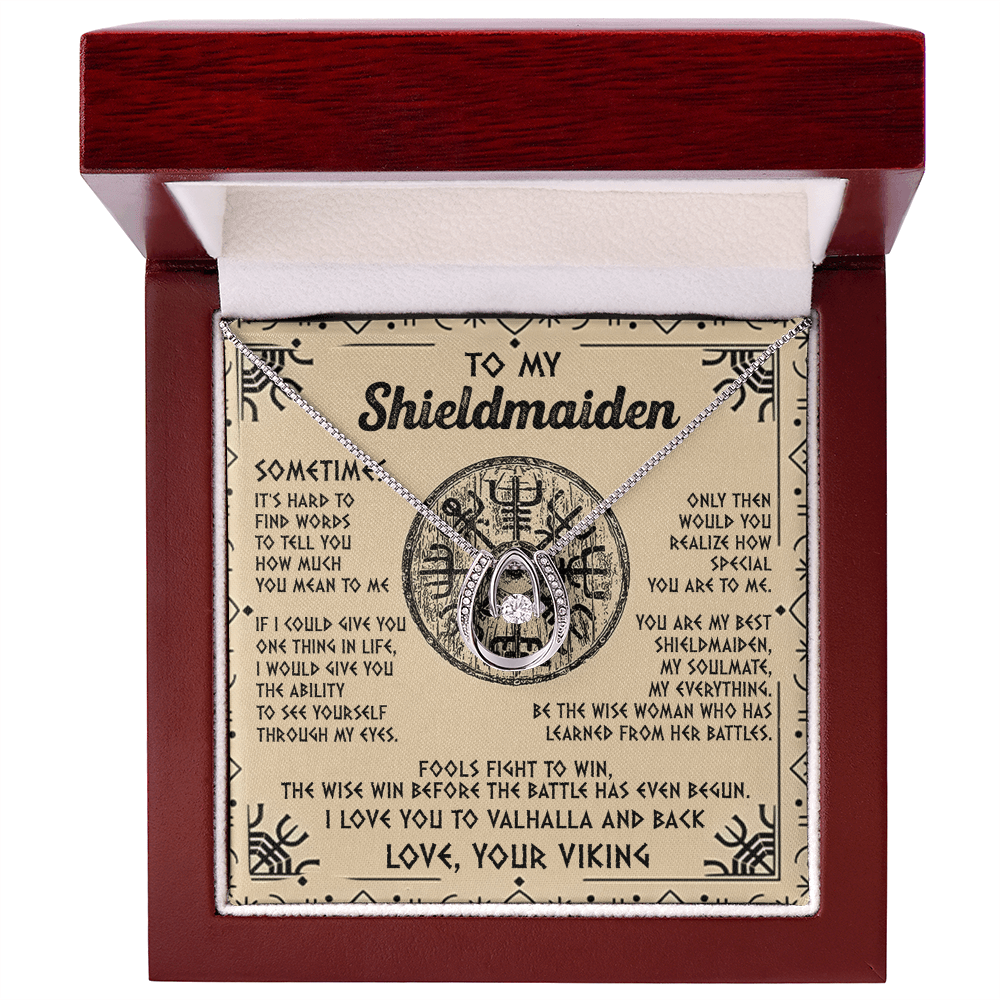 To My Shieldmaiden-Lucky in love neacklace-"My Everything" Shieldmaiden Necklace