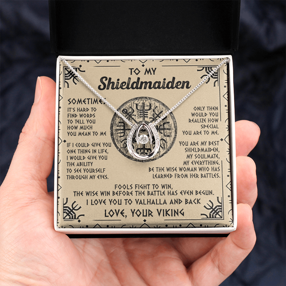 To My Shieldmaiden-Lucky in love neacklace-"My Everything" Shieldmaiden Necklace